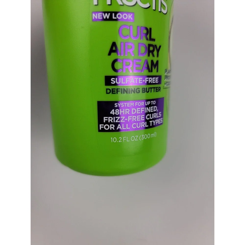 Garnier Fructis Curl Air Dry Cream Sulfate-Free Defining Butter 10.2oz Vegan
